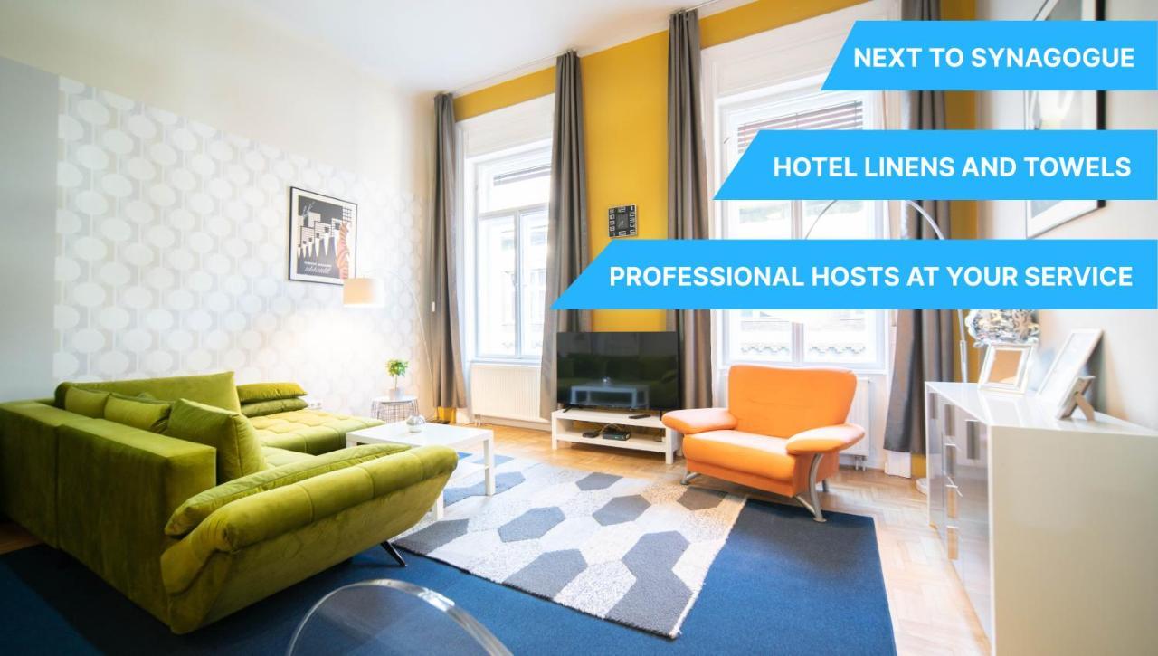 Freeparking - Great Synagogue Apartment, 2 Bedroom, 5 People ,Wifi, Ac 布达佩斯 外观 照片